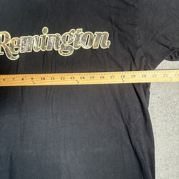 Remington T Shirt Men’s Size L Patriotic USA Grunge Guns Firearms Logo Hunting - Picture 4 of 12